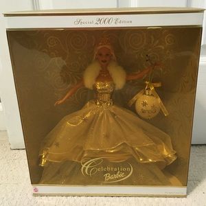 Barbie Special 2000 Edition Celebration Doll - Gold